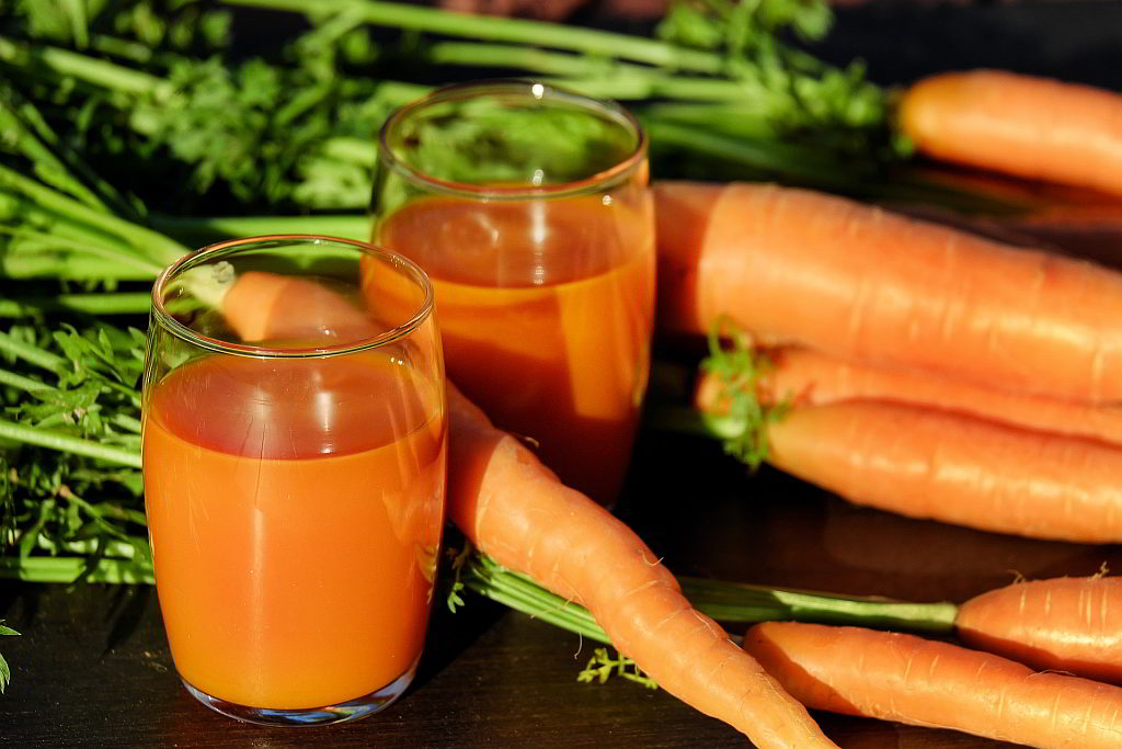 Bild Karotten und Karottensaft - EYVA Blog