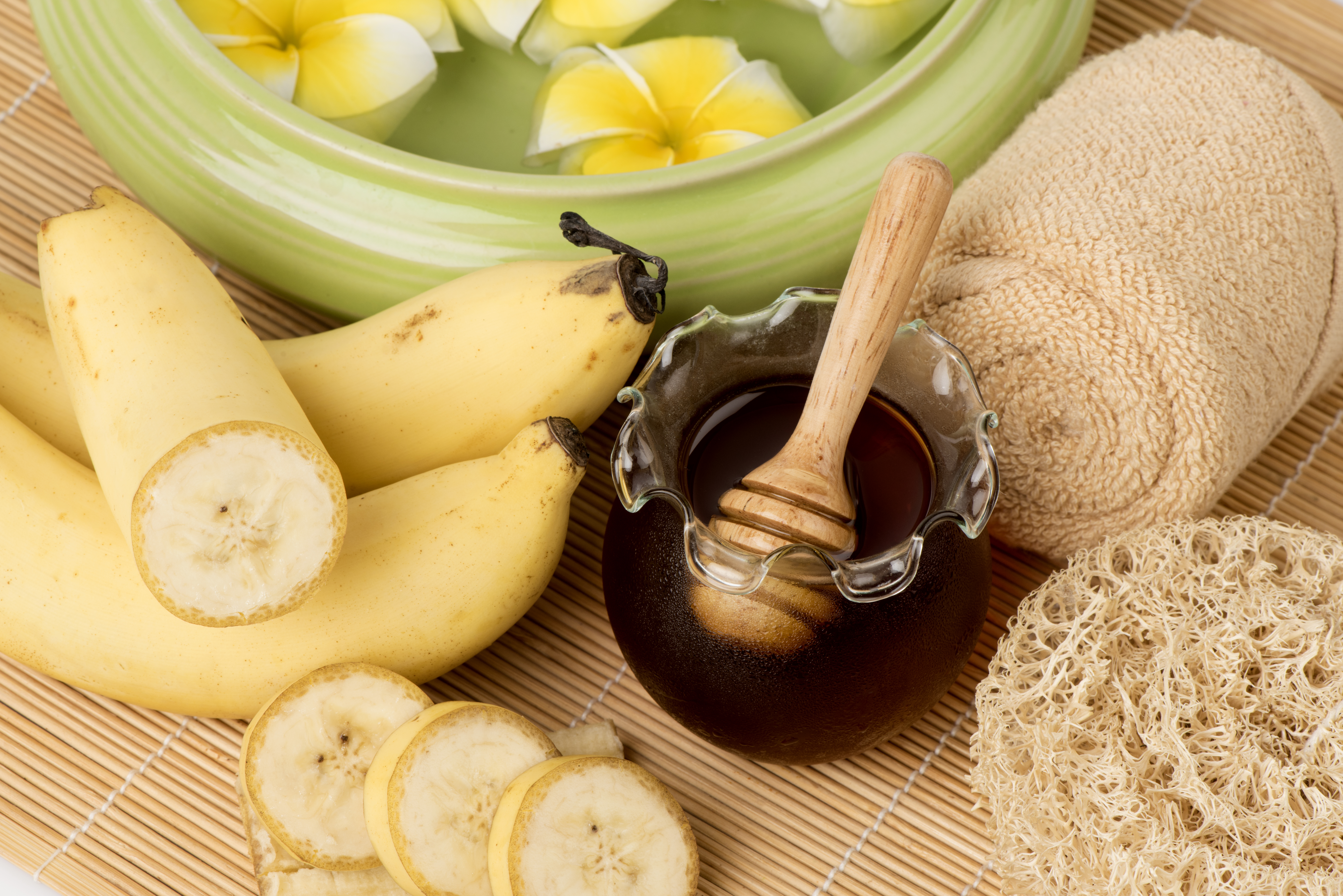Bananen und Honig findet auch die Haut schmackhaft (c)shutterstock.com